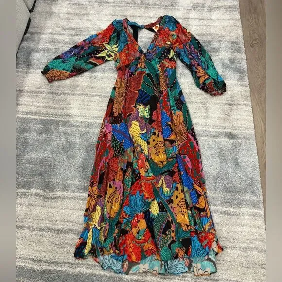 FARM RIO
Cutout floral-print crepe maxi dress - Picture 2 of 9